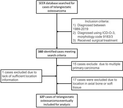 Prognostic analysis of telangiectatic osteosarcoma of the extremities